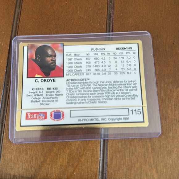 Christian Okoye - Picture 2 of 2